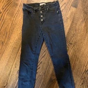 Madewell Black Skinny Highrise Jeans sz 27